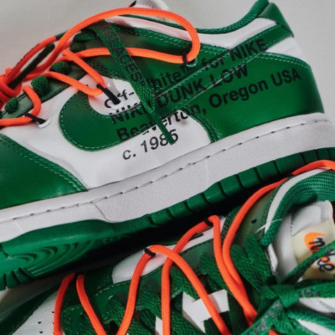 Overkicks - Nike Dunk Low Off-White Pine Green (CT0856-100) - caja
