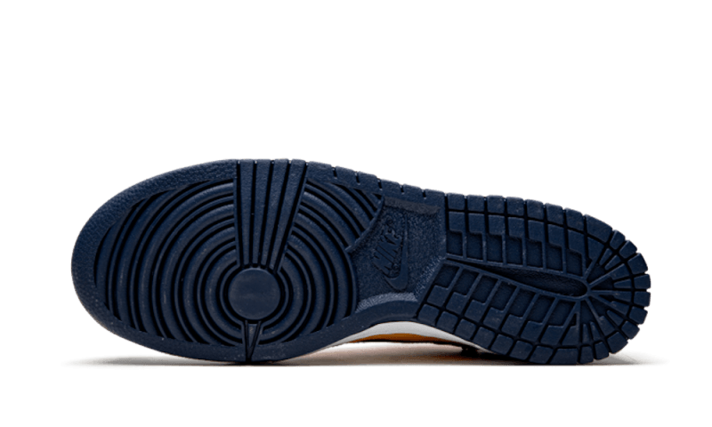 Overkicks - Nike Dunk Low Off-White University Gold (CT0856-700) - detalle suela