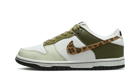 Overkicks - Nike Dunk Low Olive Leopard (DX9282-100) - vista lateral