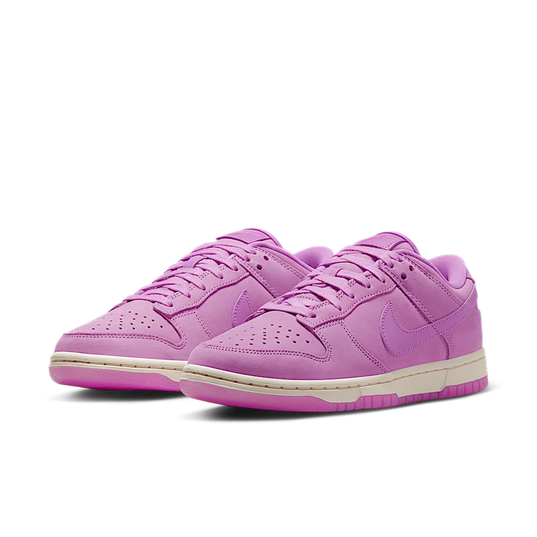 Overkicks - Nike Dunk Low PRM MF Rush Fuchsia (DV7415-500) - vista trasera