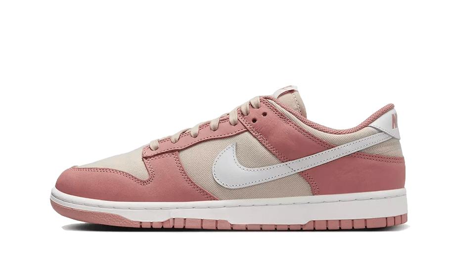 Overkicks - Nike Dunk Low PRM Red Stardust (FB8895-601) - vista lateral