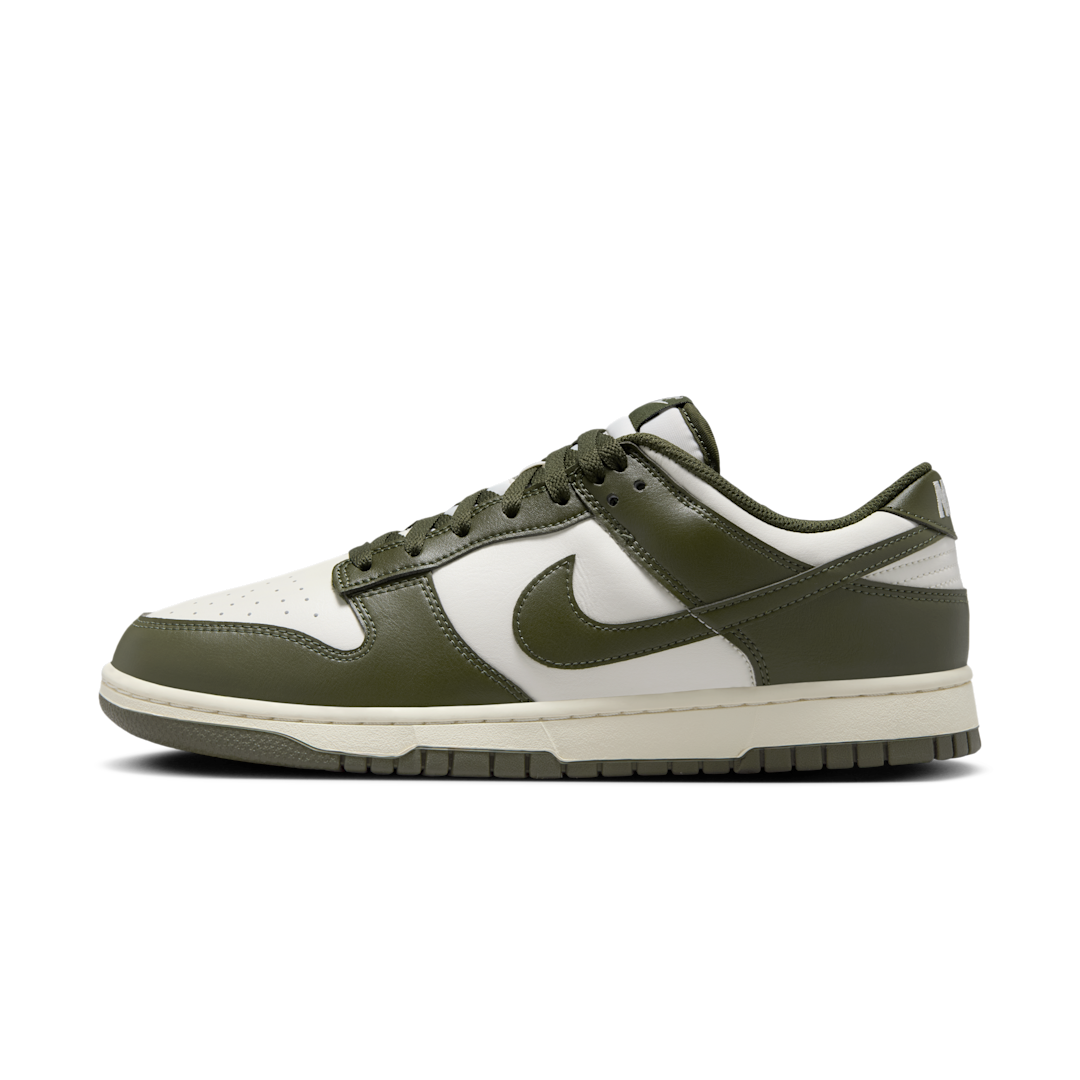 Overkicks - Nike Dunk Low Pale Ivory Cargo Khaki (HF5441-102) - vista lateral