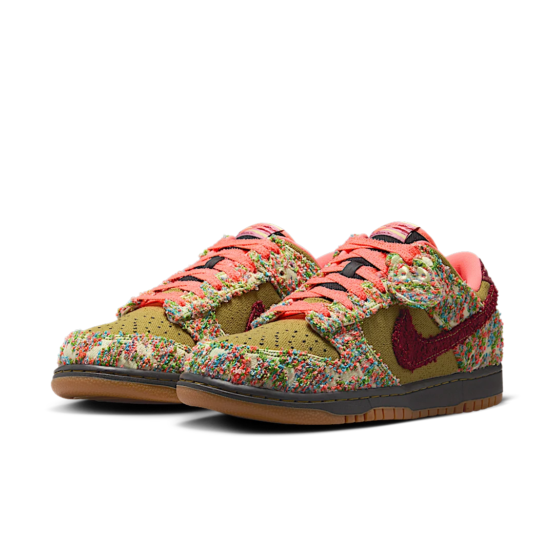 Overkicks - Nike Dunk Low Panda-Monium Green Curry Multi-Color (IB2263-300) - vista trasera