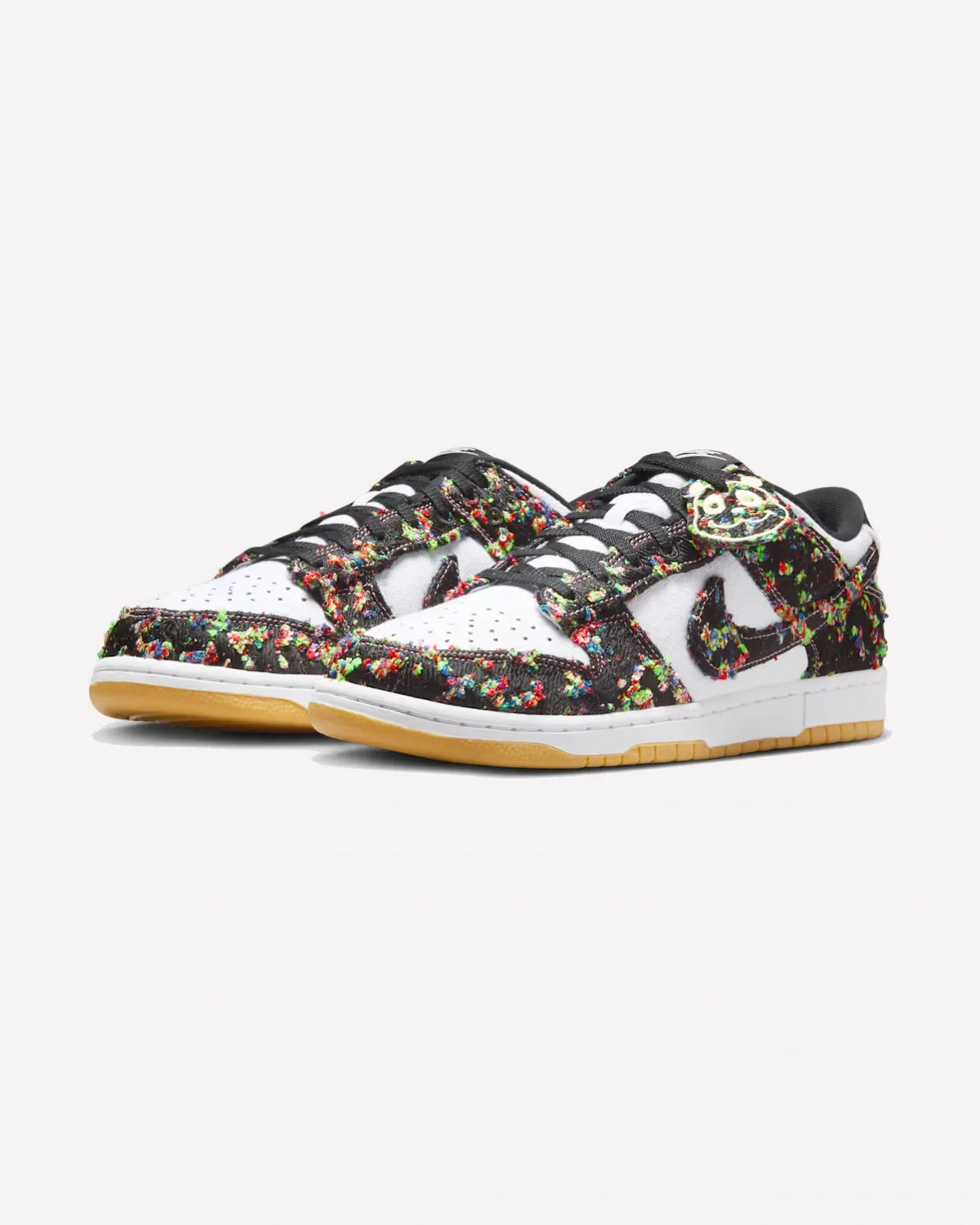 Overkicks - Nike Dunk Low Panda-Monium White Black Multi-Color (IB2263-100) - vista trasera