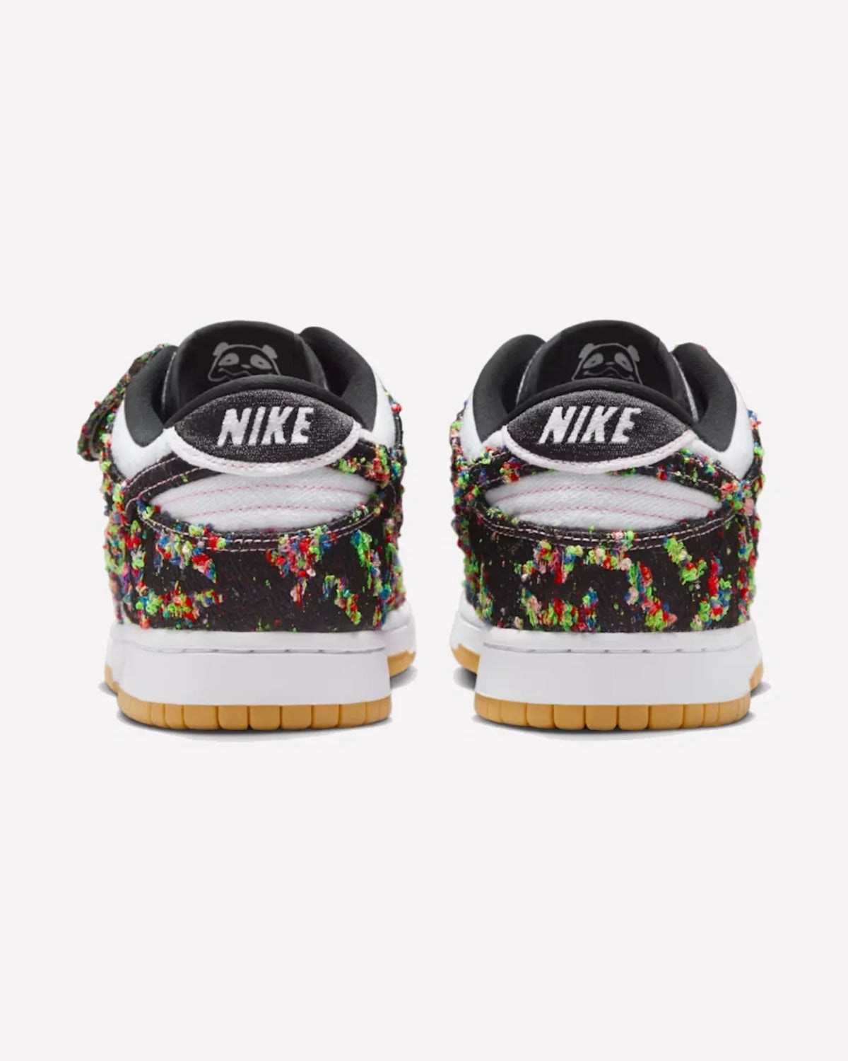 Overkicks - Nike Dunk Low Panda-Monium White Black Multi-Color (IB2263-100) - par completo
