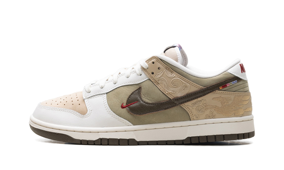 Overkicks - Nike Dunk Low Pegasus Pack Linen Phantom (IQ1118-220) - vista lateral