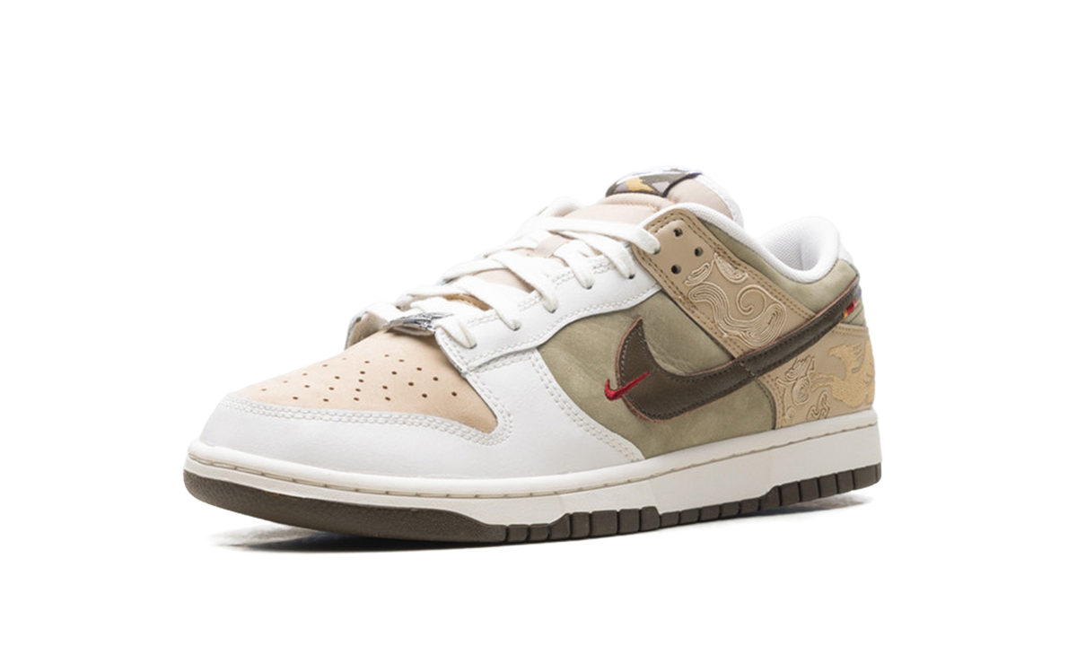 Overkicks - Nike Dunk Low Pegasus Pack Linen Phantom (IQ1118-220) - detalle suela