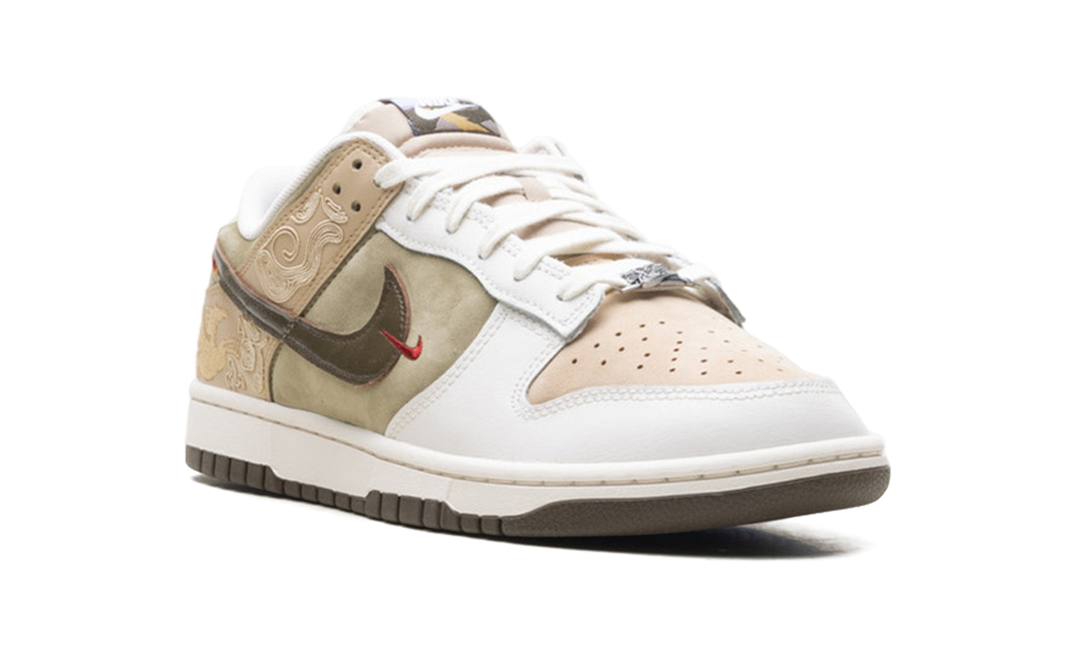 Overkicks - Nike Dunk Low Pegasus Pack Linen Phantom (IQ1118-220) - detalle lateral interior