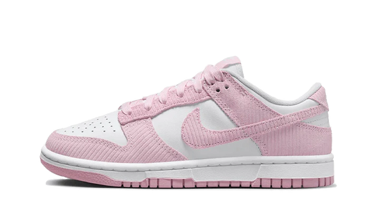 Overkicks - Nike Dunk Low Pink Corduroy (FN7167-100) - vista lateral