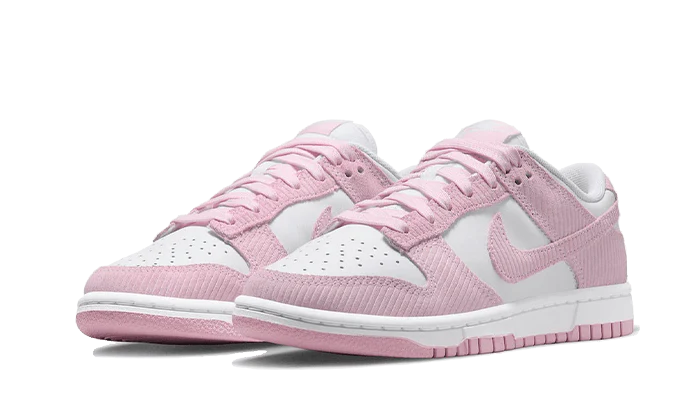 Overkicks - Nike Dunk Low Pink Corduroy (FN7167-100) - vista trasera