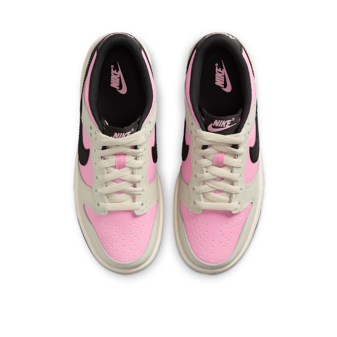 Overkicks - Nike Dunk Low Pink Rise Light Orewood Brown Pale Ivory Black (FB9109-601) - par completo