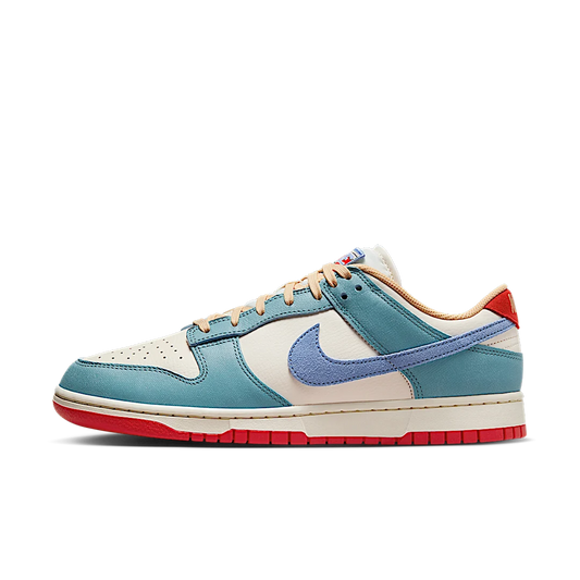 Overkicks - Nike Dunk Low Premium Denim Turquoise (HJ9112-110) - vista lateral