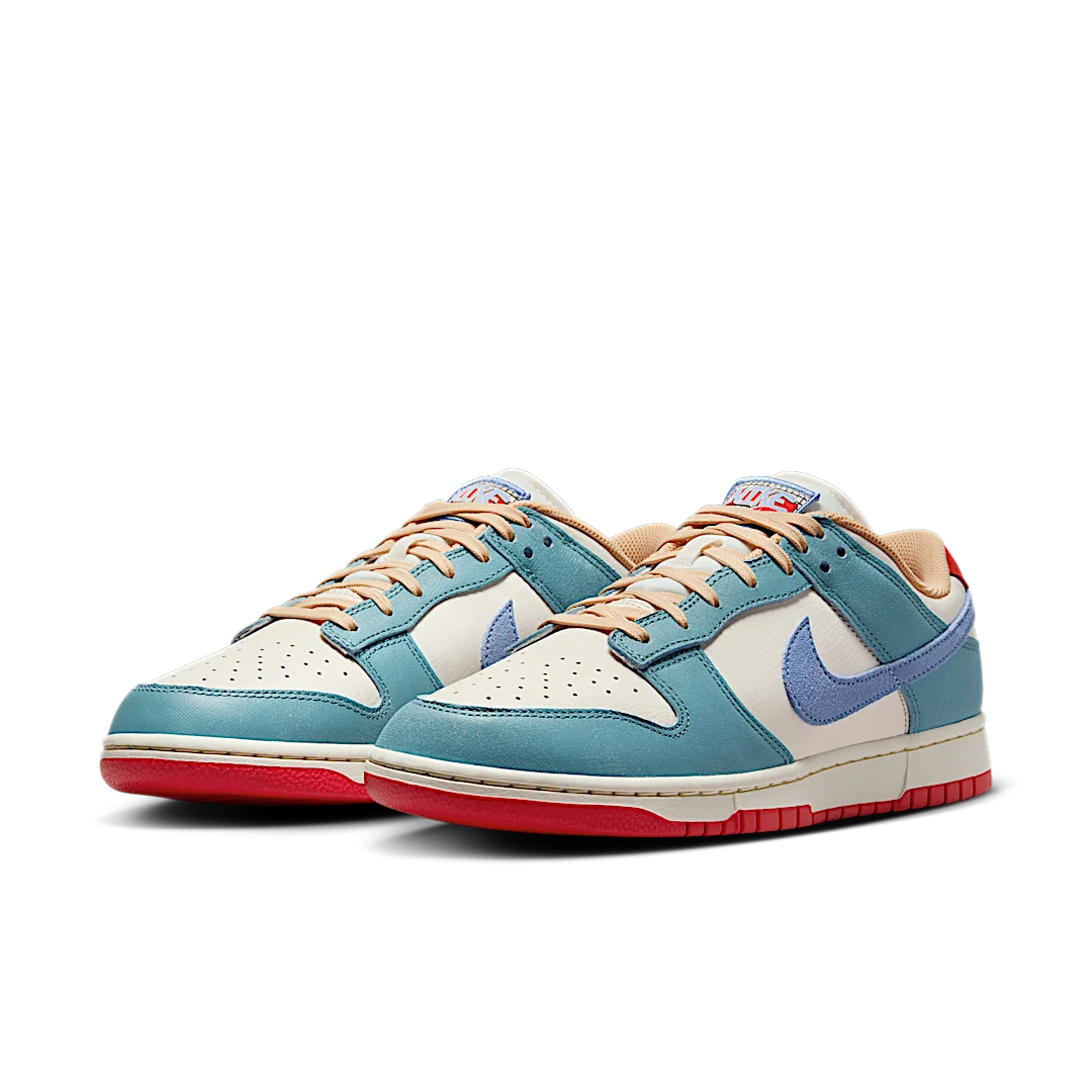 Overkicks - Nike Dunk Low Premium Denim Turquoise (HJ9112-110) - vista trasera