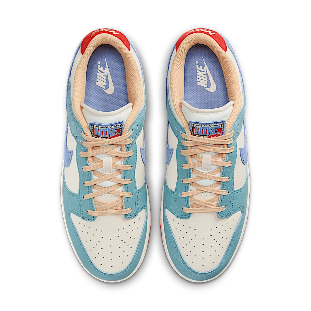 Overkicks - Nike Dunk Low Premium Denim Turquoise (HJ9112-110) - par completo