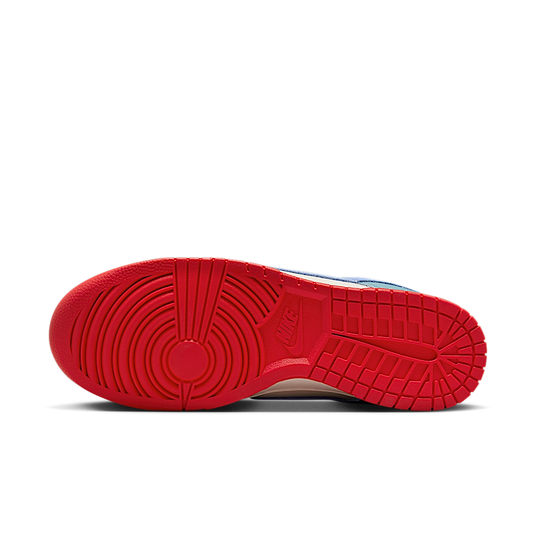 Overkicks - Nike Dunk Low Premium Denim Turquoise (HJ9112-110) - detalle suela