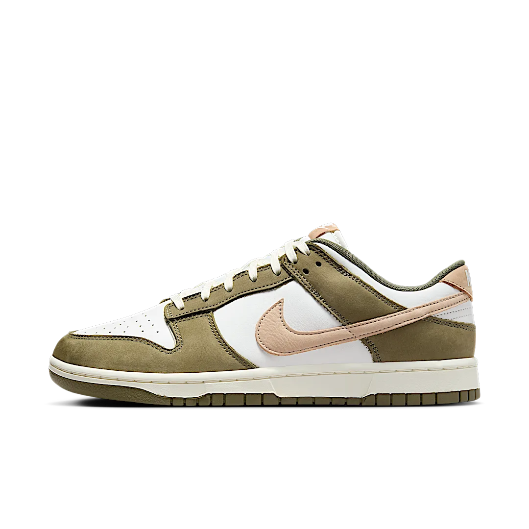 Overkicks - Nike Dunk Low Premium Medium Olive Hemp (FQ8250-200) - vista lateral