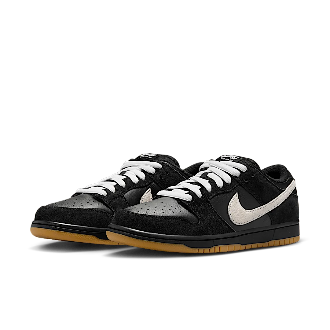 Overkicks - Nike Dunk Low Pro SB Black White Gum (HF3704-003) - vista trasera
