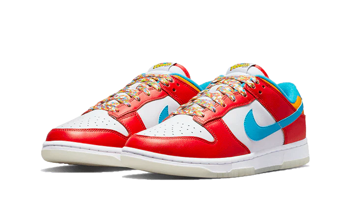 Overkicks - Nike Dunk Low QS LeBron James Fruity Pebbles (DH8009-600) - vista trasera