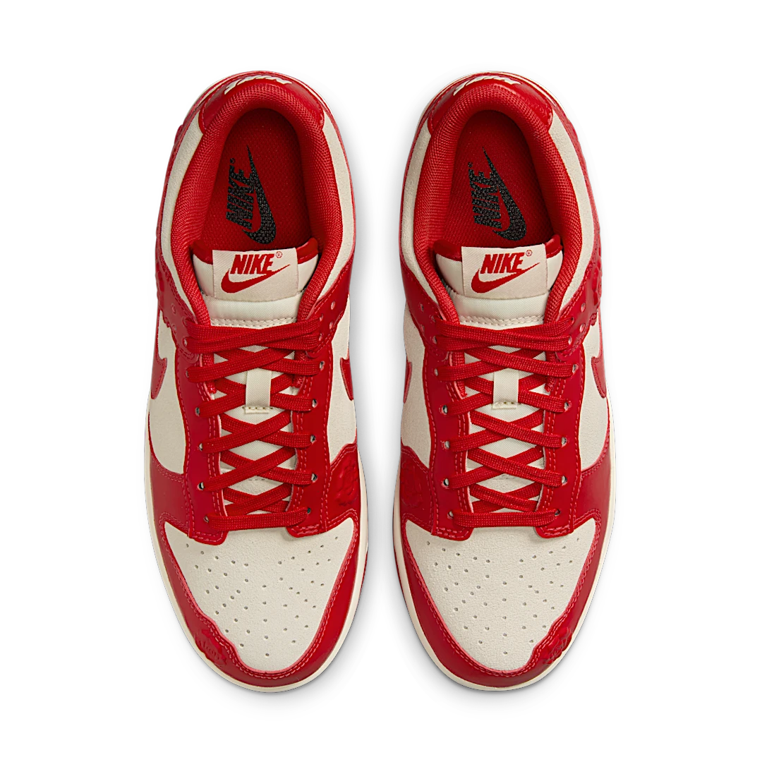Overkicks - Nike Dunk Low Red Roses (HF1986-100) - par completo