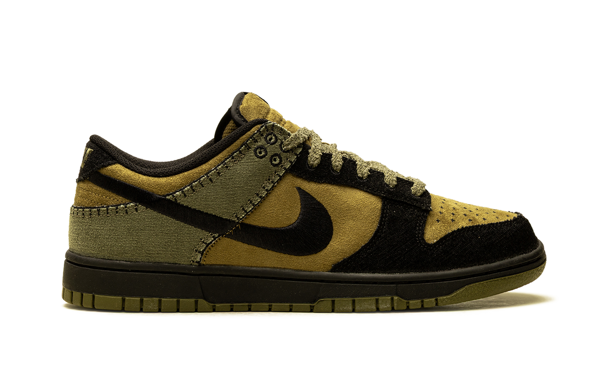 Overkicks - Nike Dunk Low Retro Camo Olive (HV4452-300) - detalle talón