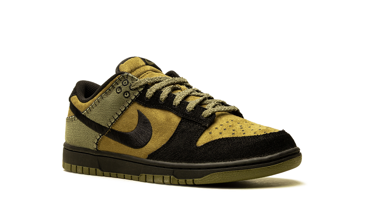 Overkicks - Nike Dunk Low Retro Camo Olive (HV4452-300) - detalle lateral interior