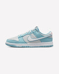 Nike Dunk Low Retro Fleece Swoosh Worn Blue