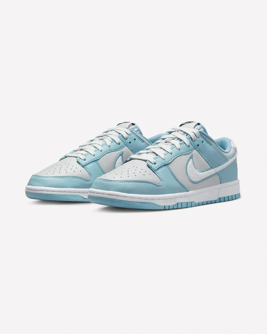 Overkicks - Nike Dunk Low Retro Fleece Swoosh Worn Blue (FB1871-011) - vista trasera