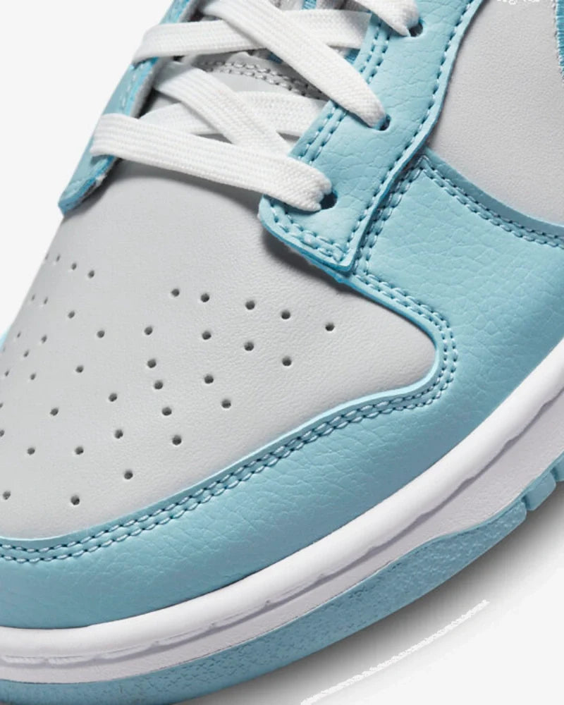 Overkicks - Nike Dunk Low Retro Fleece Swoosh Worn Blue (FB1871-011) - vista superior