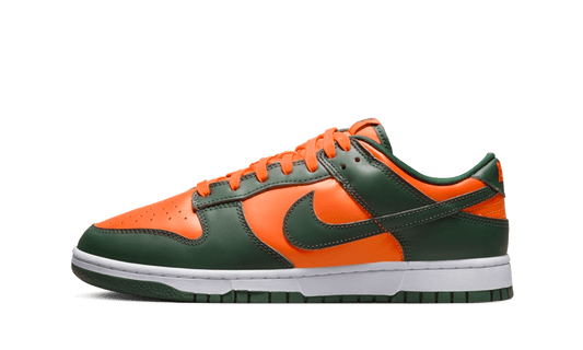 Overkicks - Nike Dunk Low Retro Miami Hurricanes (DD1391-300) - vista lateral
