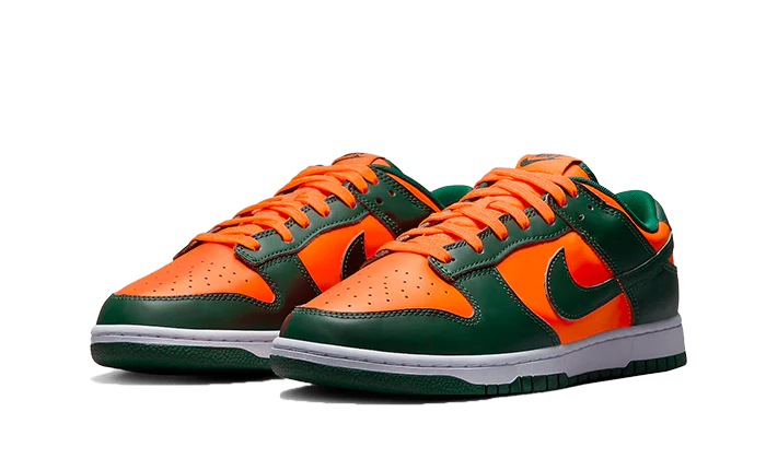 Overkicks - Nike Dunk Low Retro Miami Hurricanes (DD1391-300) - vista trasera