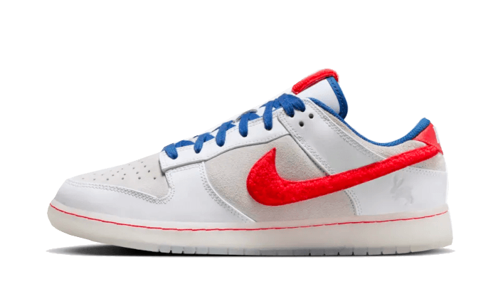 Overkicks - Nike Dunk Low Retro PRM Year of the Rabbit White Rabbit (2023) (FD4203-161) - vista lateral