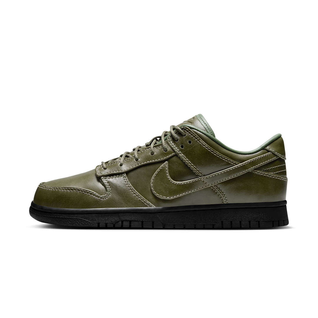 Overkicks - Nike Dunk Low Retro Premium Army Olive Black (IQ3342-300) - vista lateral