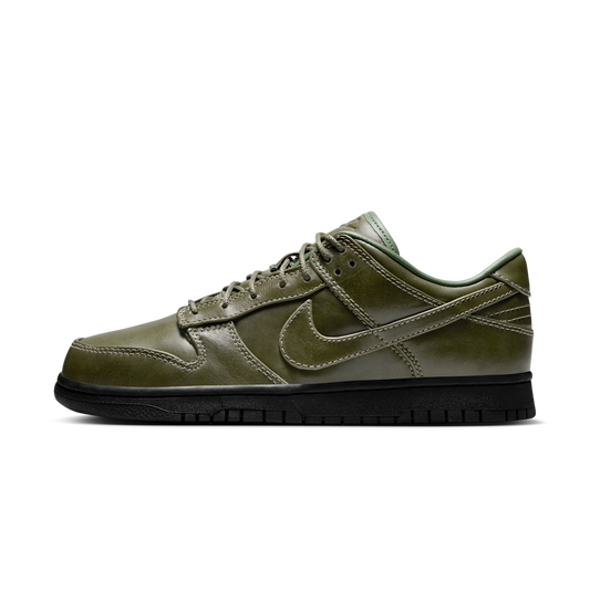 Overkicks - Nike Dunk Low Retro Premium Army Olive Black (IQ3342-300) - vista lateral