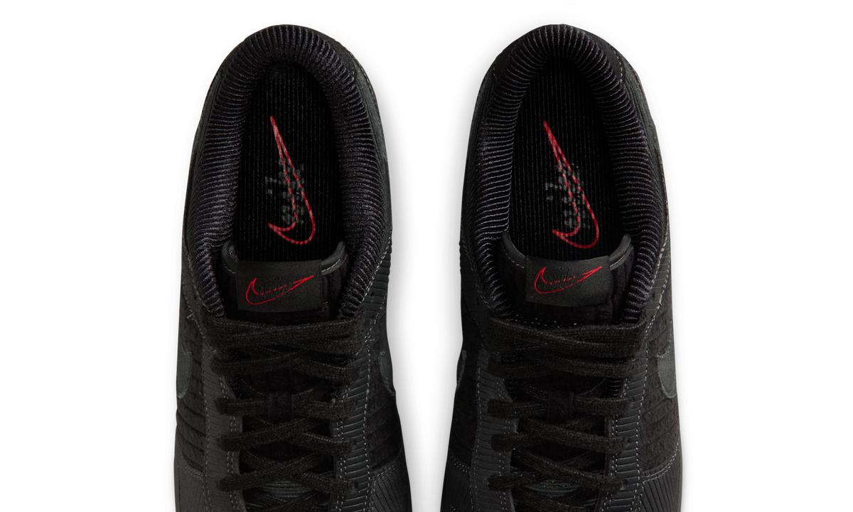 Overkicks - Nike Dunk Low Retro Premium Black Corduroy (IB7746-001) - vista superior