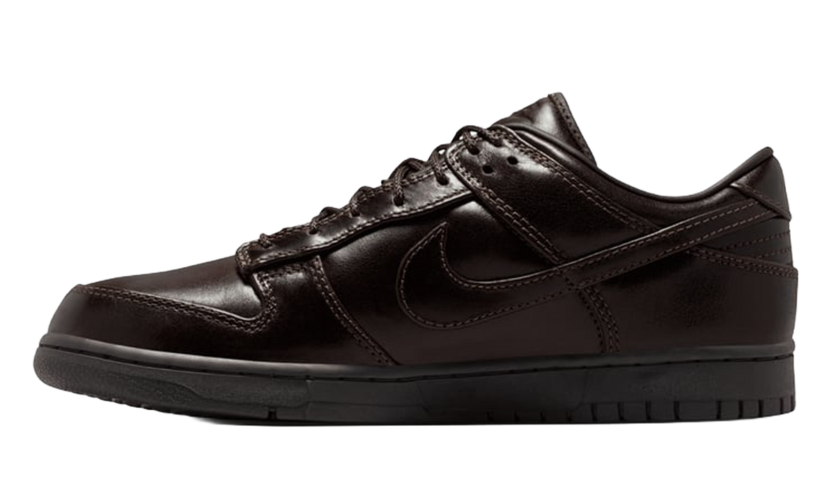 Overkicks - Nike Dunk Low Retro Premium Classic Brown Black (IQ3342-200) - vista lateral