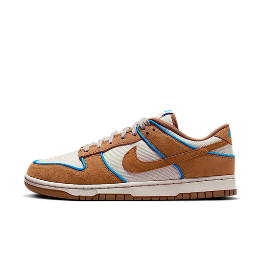 Overkicks - Nike Dunk Low Retro Premium Light British Tan (FN5825-100) - vista lateral
