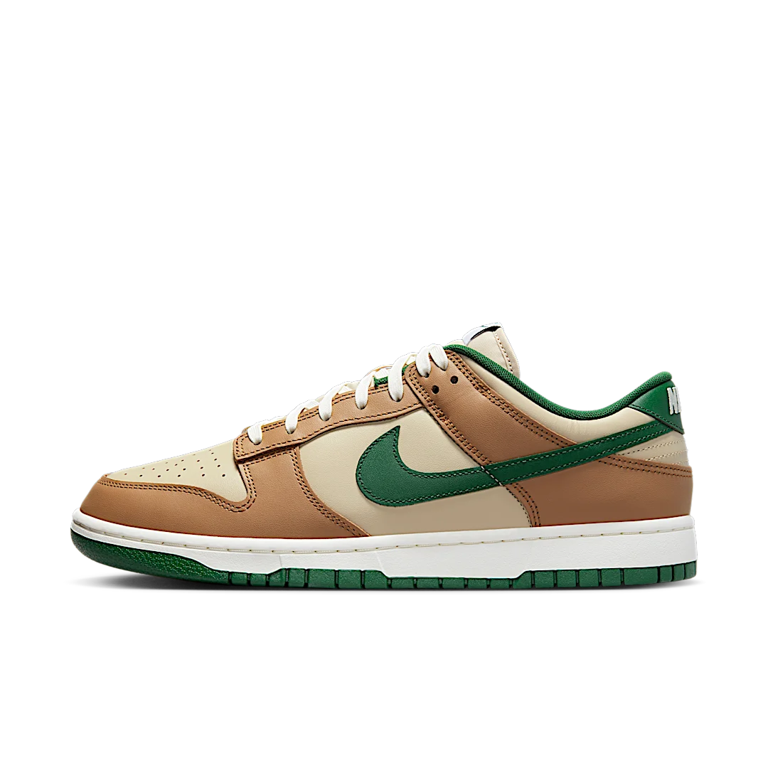 Overkicks - Nike Dunk Low Retro Rattan Gorge Green (FB7160-231) - vista lateral