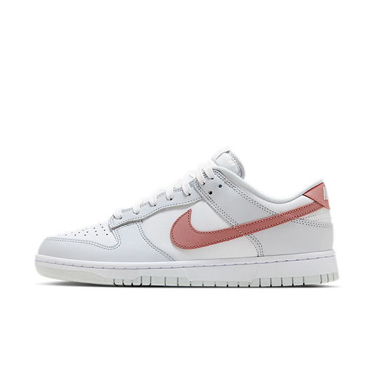 Overkicks - Nike Dunk Low Retro Red Stardust Pure Platinum (HF0730-160) - vista lateral