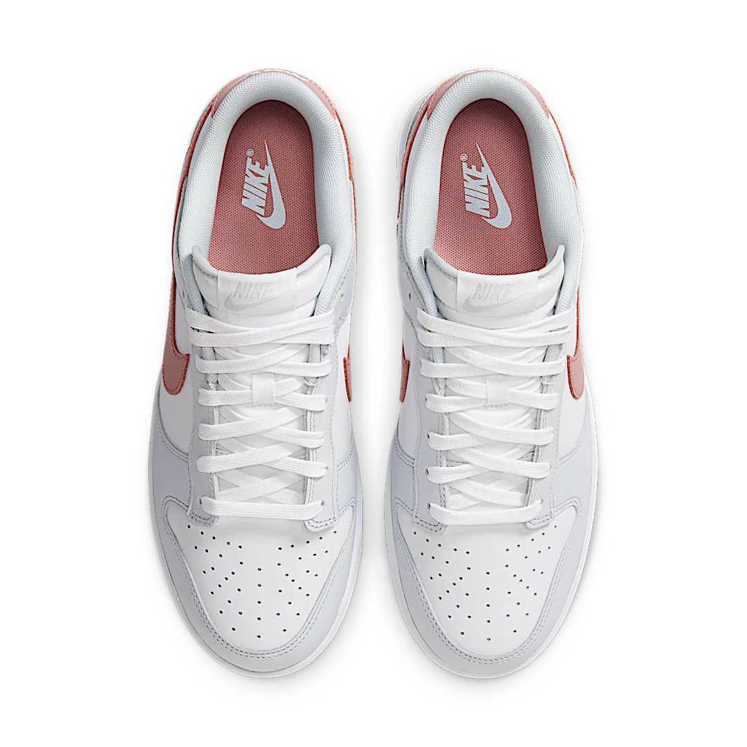 Overkicks - Nike Dunk Low Retro Red Stardust Pure Platinum (HF0730-160) - par completo