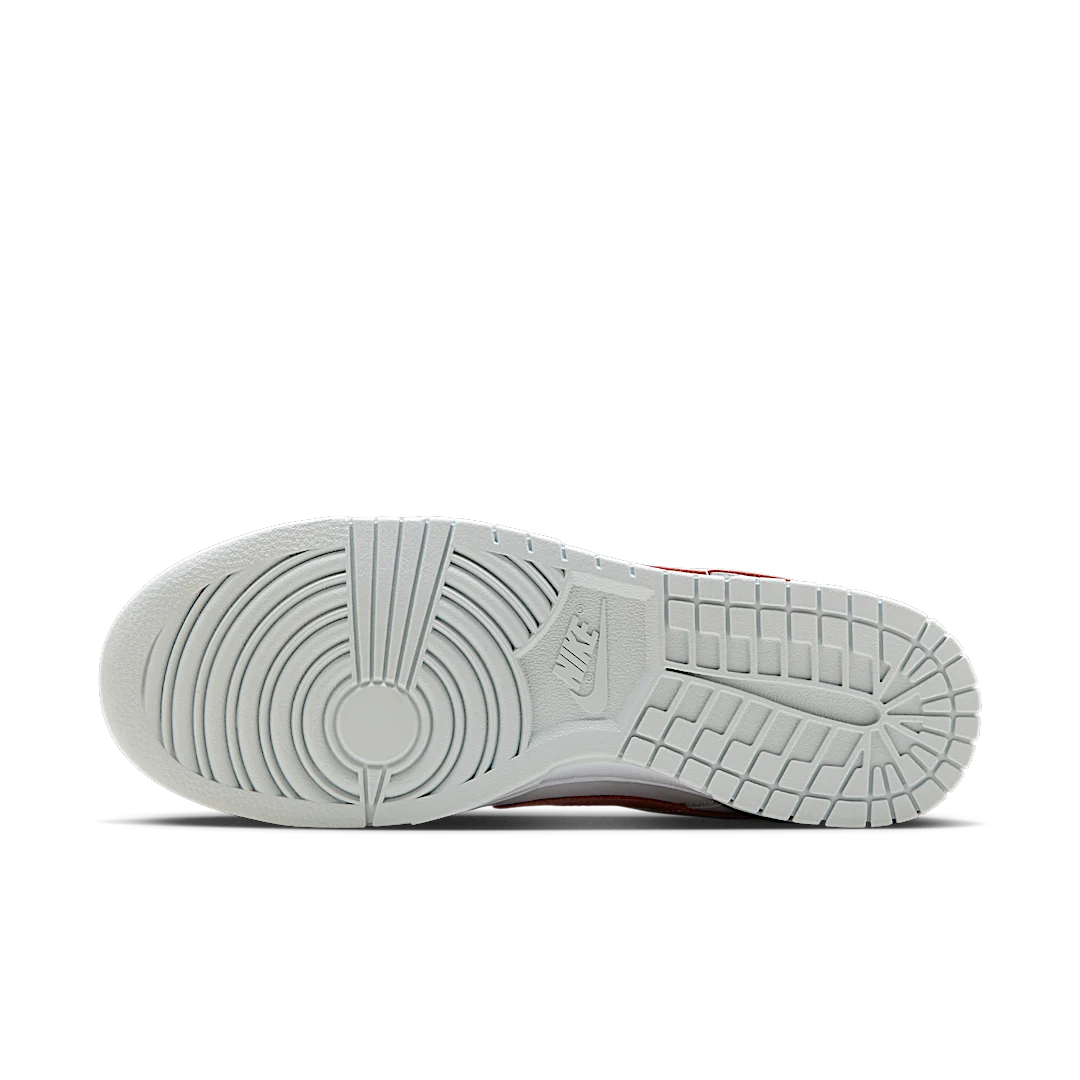 Overkicks - Nike Dunk Low Retro Red Stardust Pure Platinum (HF0730-160) - detalle suela