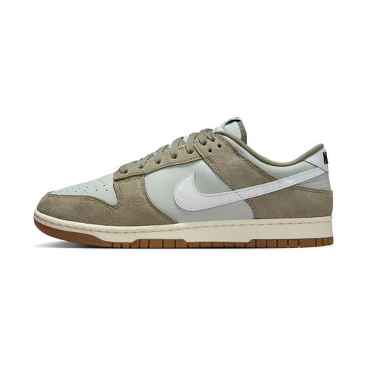 Overkicks - Nike Dunk Low Retro SE Light Silver Light Army Sail White (IB6399-002) - vista lateral
