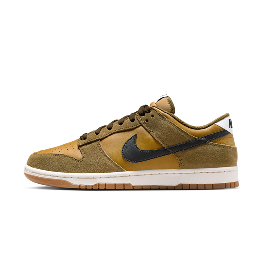 Overkicks - Nike Dunk Low Retro SE Ochre Olive Flak Gum (IB6399-300) - vista lateral