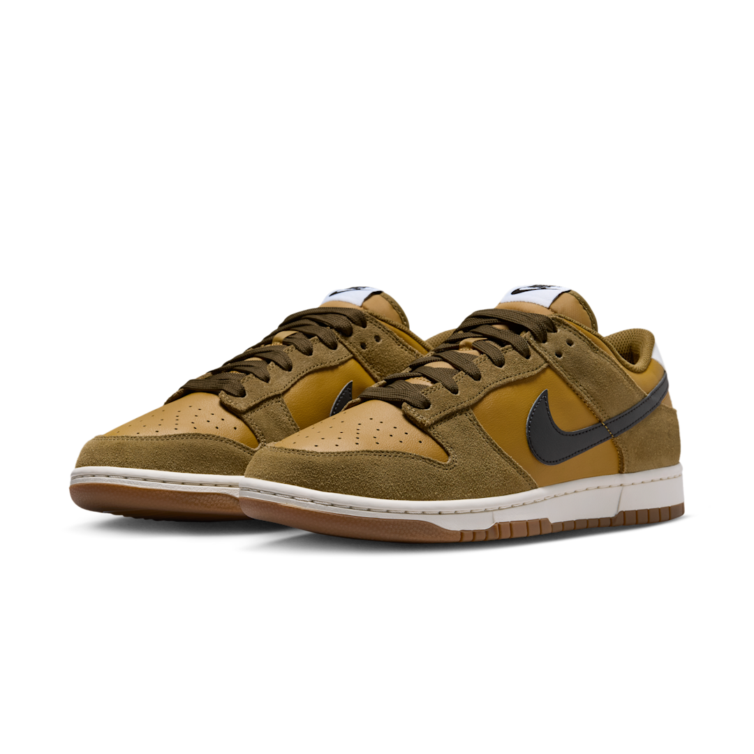 Overkicks - Nike Dunk Low Retro SE Ochre Olive Flak Gum (IB6399-300) - vista trasera