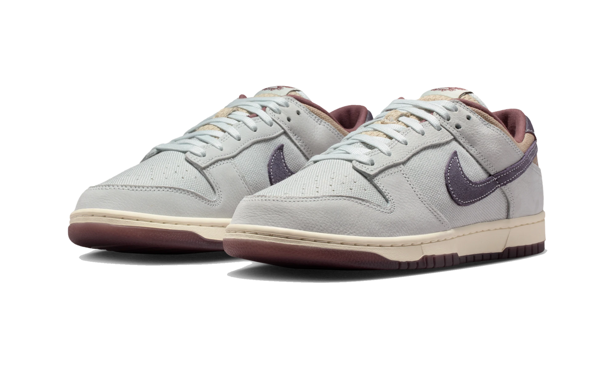 Overkicks - Nike Dunk Low Retro SE Off White Moon Particle Dark Raisin (IB6752-100) - vista trasera