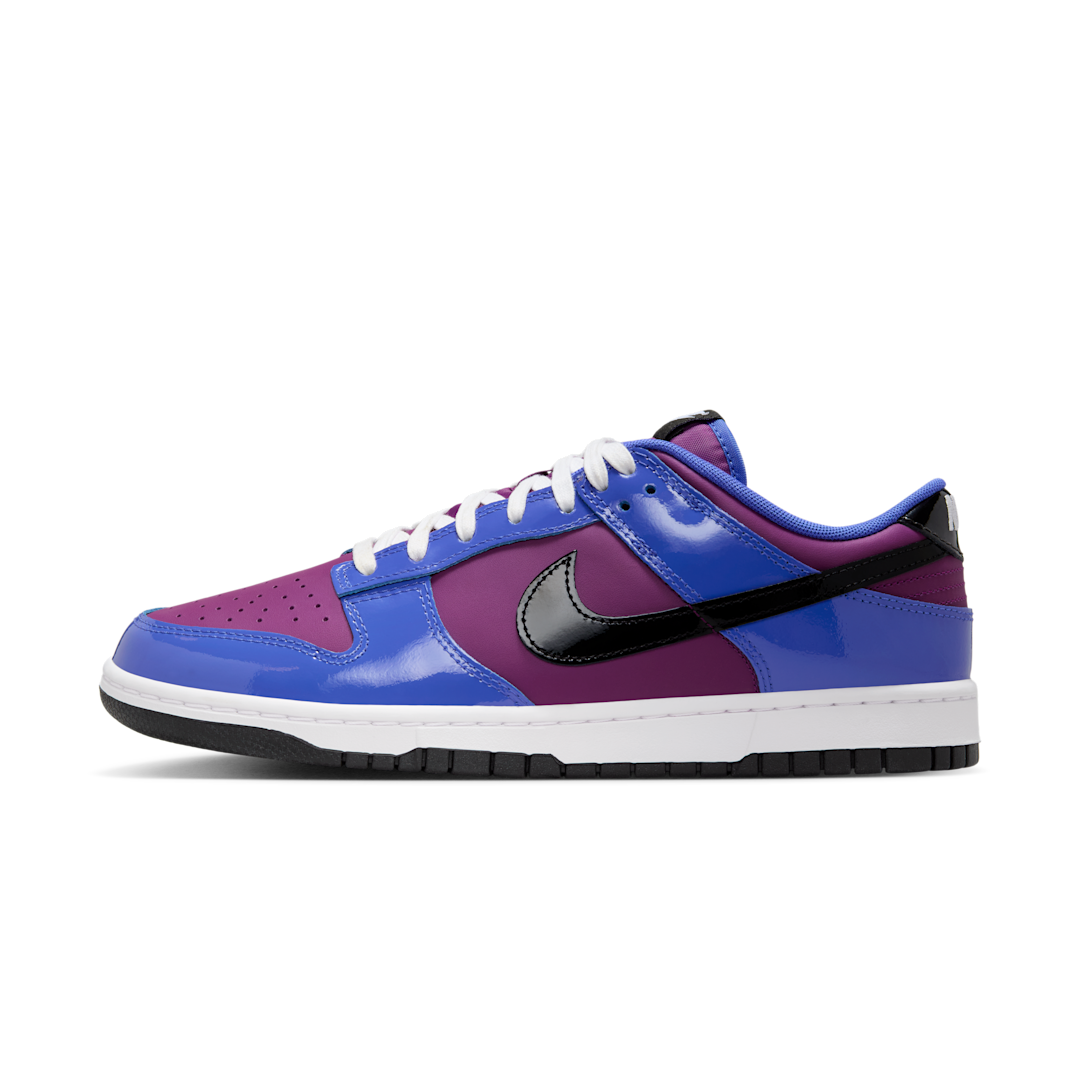 Overkicks - Nike Dunk Low Retro SE Patent Paramount Blue Viotech (IB6400-400) - vista lateral
