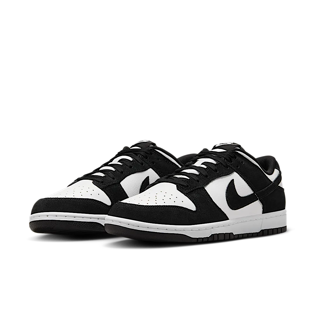 Overkicks - Nike Dunk Low Retro SE Suede Panda (FQ8249-100) - vista trasera