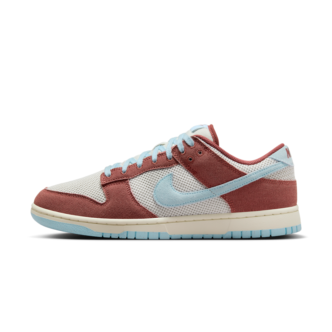 Overkicks - Nike Dunk Low Retro SE Terra Brown Celestine Blue (HJ4329-200) - vista lateral