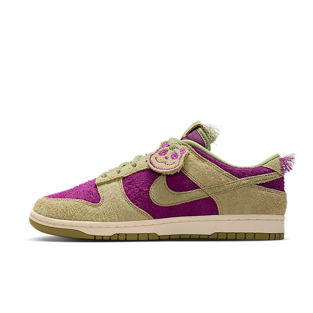 Overkicks - Nike Dunk Low Retro SE Viotech Dusty Olive (IB2990-500) - vista lateral