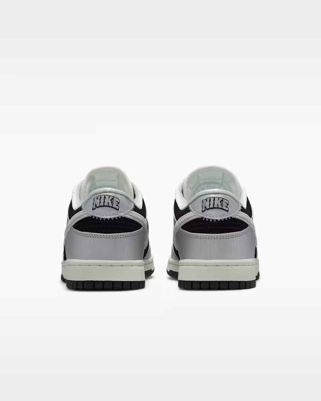 Overkicks - Nike Dunk Low Retro Starter Jacket Metallic Silver Black (IM4413-001) - imagen 4