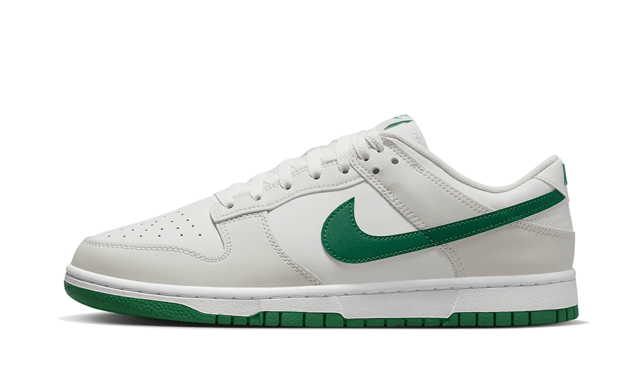 Overkicks - Nike Dunk Low Retro Summit White Malachite (DV0831-107) - vista lateral